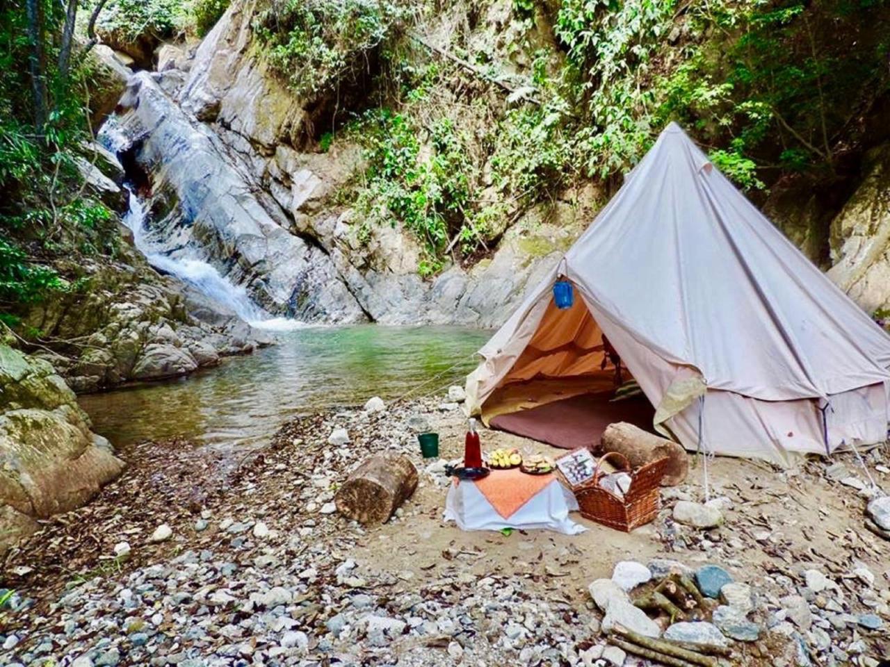 Glamping Finca Margaritas Pluma Hidalgo エクステリア 写真